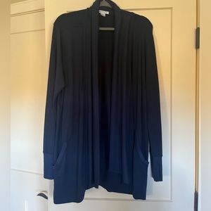 Athleta Pranayama Wrap 1X navy